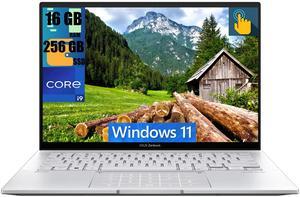 ASUS Zenbook 14 OLED Business Laptop, 14" 2.8K OLED Touchscreen, Intel 14-core i9-13900H Processor, Iris Xe Graphics, 16GB  DDR4  256GB  PCIe SSD, Backlit Fingerprint Thunderbolt, Windows 11 Home