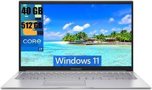 ASUS Vivobook 17 Business Laptop, 17.3" FHD (1920 x 1080) Display, Intel Core i7-1355U 10 Cores Processor, Intel UHD Graphics, 40GB DDR4  512GB PCIe SSD, Backlit Keyboard, Wi-Fi 6, Windows 11