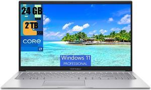 ASUS Vivobook 17 Business Laptop, 17.3" FHD (1920 x 1080) Display, Intel Core i7-1355U 10 Cores Processor, Intel UHD Graphics, 24GB DDR4  2TB PCIe SSD, Backlit Keyboard, Wi-Fi 6, Windows 11 Pro