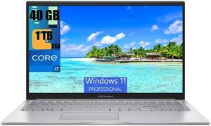 ASUS Vivobook 17 Business Laptop, 17.3" FHD (1920 x 1080) Display, Intel Core i7-1355U 10 Cores Processor, Intel UHD Graphics, 40GB DDR4  1TB PCIe SSD, Backlit Keyboard, Wi-Fi 6, Windows 11 Pro