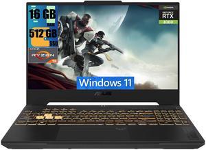 ASUS TUF A16 Gaming Laptop, 16" FHD+(1920x1200) 165Hz, AMD Ryzen 9 7940HX 16 Cores processor, NVIDlA GeForce RTX 4060 8GB GDDR6, 16GB DDR5  512GB PCIe SSD, Bluetooth 5.3, Wi-Fi 6, RJ45, Windows 11