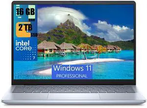 Dell Inspiron 14 5440 Business Laptop, 14" 2.2K (2240 x 1400) Display, Intel 10-core Core 7 150U Processor, Intel Graphics, 16GB DDR4  2TB PCIe SSD, Fingerprint Reader, Windows 11 Pro