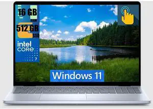 Dell Inspiron 16 5640 Business Laptop, 16" WUXGA (1920 x 1200) Touchscreen, Intel 10-core Core 7 150U Processor, Intel Graphics, 16GB DDR4  512GB PCIe SSD, Backlit Fingerprint Reader, Windows 11