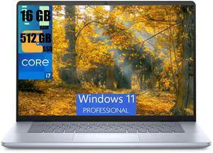 DELL Inspiron 16 Plus 7640 Business Laptop, 16" 2.5K (2560x1600) Display, Intel 10-core i7-13620H Processor, Intel UHD Graphics, 16GB DDR4  512GB PCIe SSD, Backlit KB Thunderbolt, Windows 11 Pro