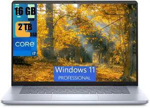 DELL Inspiron 16 Plus 7640 Business Laptop, 16" 2.5K (2560x1600) Display, Intel 10-core i7-13620H Processor, Intel UHD Graphics, 16GB DDR4  2TB PCIe SSD, Backlit KB Thunderbolt, Windows 11 Pro
