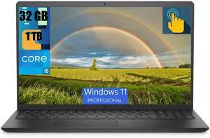 DELL Inspiron 15 3530 Business Laptop, 15.6" FHD Touchscreen, Intel Core i5-1335U 10 Cores Processor, Intel Iris Xe Graphics, 32GB DDR4  1TB PCIe SSD, Webcam, HDMI, Wi-Fi 6, Windows 11 Pro