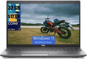 Dell Latitude 5550 15 Business AI Laptop, 15.6" FHD (1920x1080) Display, Intel Core Ultra 7 155U 12-Cores Processor, Intel Graphics, 32GB DDR4  512GB PCIe SSD, Backlit KB, Wi-Fi 6E, Windows 11 Pro