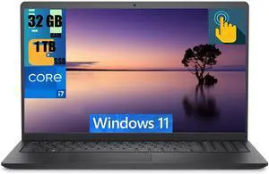Dell Inspiron 15 3530 Business Laptop, 15.6" FHD (1920x1080) Touchscreen, Intel Core i7-1355U 10-Cores Processor, Intel Iris Xe Graphics, 32GB DDR4  1TB PCIe SSD, WiFi 6, Bluetooth 5.3, Windows 11