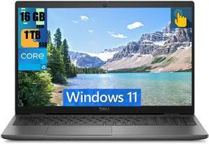 Dell Latitude 3550 15 Business Laptop, 15.6" FHD (1920x1080) Touchscreen, Intel Core i5-1335U 10-Cores Processor, Intel Iris Xe Graphics, 16GB DDR4  1TB PCIe SSD, Backlit KB, WiFi 6E, Windows 11
