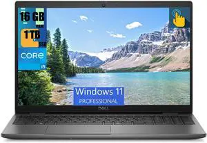 Dell Latitude 3550 15 Business Laptop, 15.6" FHD (1920x1080) Touchscreen, Intel Core i5-1335U 10-Cores Processor, Intel Iris Xe Graphics, 16GB DDR4  1TB PCIe SSD, Backlit KB, WiFi 6E, Windows 11 Pro
