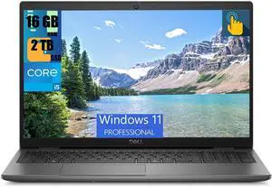 Dell Latitude 3550 15 Business Laptop, 15.6" FHD (1920x1080) Touchscreen, Intel Core i5-1335U 10-Cores Processor, Intel Iris Xe Graphics, 16GB DDR4  2TB PCIe SSD, Backlit KB, WiFi 6E, Windows 11 Pro