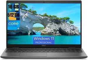 Dell Latitude 3550 15 Business Laptop, 15.6" FHD (1920x1080) Display, Intel Core i5-1335U 10-Cores Processor, Intel Iris Xe Graphics, 16GB DDR4  512GB PCIe SSD, Backlit KB, WiFi 6E, Windows 11 Pro