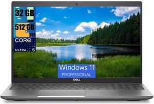 Dell Latitude 5550 15 Business Laptop, 15.6" FHD (1920x1080) Display, Intel Core Ultra 5 125U 12-cores Processor, Intel graphics, 32GB DDR4  512GB PCIe SSD, Backlit KYB, Thunderbolt 4, Windows 11 Pro