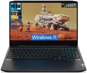 Lenovo IdeaPad Gaming 3 15 Gaming Laptop, 15.6" FHD (1920 x 1080) Display, AMD Ryzen 7-4800H Octa-core Processor, NVIDIA GeForce GTX 1650 Ti 4GB GDDR6, 16GB DDR5  512GB PCIe SSD, WiFi, Windows 11