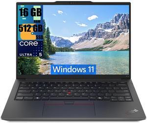 Lenovo ThinkPad T14 Business Laptop, 14" WUXGA (1920 x 1200) Display, Intel Core Ultra 5 125U 12 Cores Processor, Intel Graphics, 16GB DDR4  512GB PCIe SSD, Fingerprint, Webcam, Backlit, Windows 11