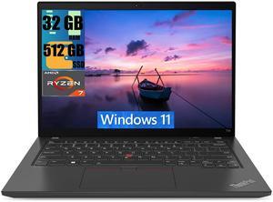 Lenovo ThinkPad T14 Business Laptop, 14" FHD+ Touchscreen, AMD Ryzen 7 8840U 8 cores Processor, AMD Radeon 780M Graphics, 32GB DDR4  512GB PCIe SSD, Backlit KB, Fingerprint, Wi-Fi 6E, Windows 11