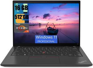 Lenovo ThinkPad T14 Business Laptop, 14" FHD+ Touchscreen, AMD Ryzen 7 8840U 8 cores Processor, AMD Radeon 780M Graphics, 16GB DDR4  512GB PCIe SSD, Backlit KB, Fingerprint, Wi-Fi 6E, Windows 11 Pro