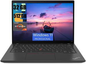 Lenovo ThinkPad T14 Business Laptop, 14" FHD+ Touchscreen, AMD Ryzen 7 8840U 8 cores Processor, AMD Radeon 780M Graphics, 32GB DDR4  512GB PCIe SSD, Backlit KB, Fingerprint, Wi-Fi 6E, Windows 11 Pro