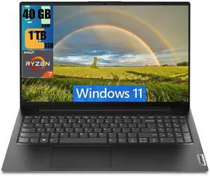 Lenovo V15 Business Laptop, 15.6" FHD Display, AMD Ryzen 7 7730U 8 Cores Processor, AMD Radeon Graphics, 40GB DDR4 1TB PCIe SSD, Numeric Keypad, HDMI, RJ45, Webcam, Wi-Fi, Windows 11 Lenovo V15 Business Laptop, 15.6" FHD Display, AMD Ryzen 7 7730U 8 Cores Processor, AMD Radeon Graphics, 40GB DDR4 1TB PCIe SSD, Numeric Keypad, HDMI, RJ45, Webcam, Wi-Fi, Windows 11