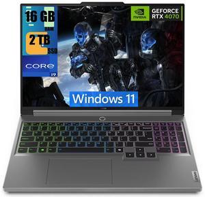 Lenovo Legion 16 Gaming Laptop, 16" QHD+ Display, Intel Core i9-14900HX 24 Cores Processor, NVIDIA GeForce RTX 4070 8GB GDDR6, 16GB DDR5  2TB PCIe SSD, RGB Backlit Keyboard, Windows 11
