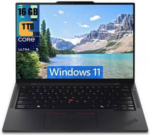 Lenovo ThinkPad T14s Gen 5 Laptop, 14.0" FHD+ Display, Intel Ultra 5 125U 12-Cores Processor, Intel Graphics, 16GB  DDR4  1TB PCIe SSD, Fingerprint, Backlit KB, WiFi 6E, Webcam, Windows 11 Home
