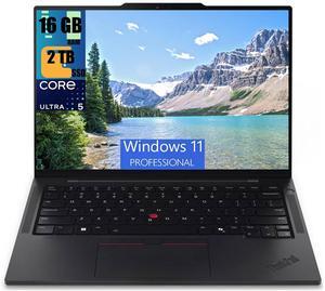 Lenovo ThinkPad T14s Gen 5 Laptop, 14.0" FHD+ Display, Intel Ultra 5 125U 12-Cores Processor, Intel Graphics, 16GB  DDR4  2TB PCIe SSD, Fingerprint, Backlit KB, WiFi 6E, Webcam, Windows 11 Pro