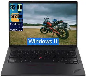 Lenovo ThinkPad T14 Gen 5 Business Laptop, 14.0" WUXGA (1920x1200) Display, Intel Core Ultra 7 155U 12-Cores Processor, Intel Graphics, 32GB DDR4  512GB PCIe SSD, Backlit KB, Fingerprint, Windows 11