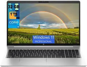 HP ProBook 450 G8 Business Laptop, 15.6" Full HD Display, Intel Core i5-1135G7 4-Cores Processor, Intel Iris Xe Graphics, 32GB DDR4  1TB PCIe SSD, Backlit keyboard, WiFi, Windows 11 Pro