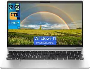 HP ProBook 450 G8 Business Laptop, 15.6" Full HD Display, Intel Core i5-1135G7 4-Cores Processor, Intel Iris Xe Graphics, 32GB DDR4  2TB PCIe SSD, Backlit keyboard, WiFi, Windows 11 Pro