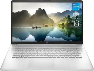 HP 17 Laptop, 17.3" HD+ Touchscreen, Intel Core i7-1255U 10 Cores Processor, Intel Iris Xe Graphics, 16GB DDR4  2TB PCIe SSD, Fingerprint Reader, Wi-Fi 6 and Bluetooth, Windows 11 Pro