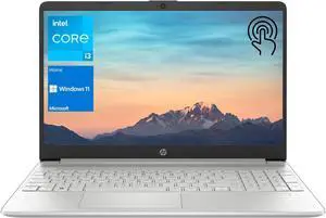 HP 15 Laptop, 15.6" HD Touchscreen, Intel Core i3-1215U 6-Core Processor, Intel UHD Graphics, 32GB DDR4  512GB PCIe SSD, WiFi, Bluetooth, HDMI, Windows 11 Pro