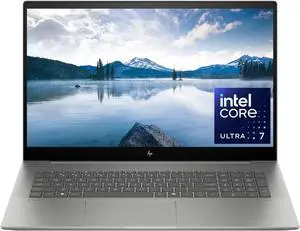HP Envy 17 Laptop, 17.3" FHD (1920 x 1080) Touchscreeen, Intel Core Ultra 7 155H 16 Cores Processor, Intel Arc Graphics, 32GB DDR4  512GB PCIe SSD, Wi-Fi 7 and Bluetooth 5.3, Windows 11 Pro