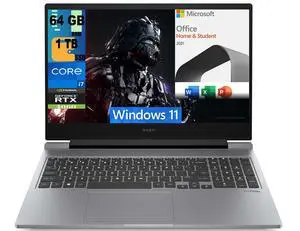 HP OMEN 16 inch Laptop, 16.1" FHD 144Hz Display, Intel 16-core i7-14650HX Processor, GeForce RTX 4060 8GB Graphic, 64GB DDR5  1TB PCIe SSD, RGB Backlit, Windows 11,Microsoft Office License