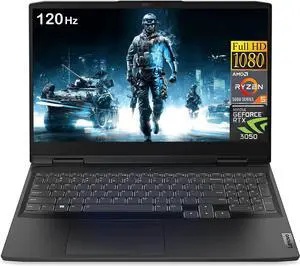 Lenovo IdeaPad 3 15 Gaming Laptop, 15.6" FHD Display, AMD Ryzen 5 6600H 6 Core processor, GeForce GTX 3050 4GB GDDR6, 32GB DDR5  512GB PCIe SSD, Wi-Fi 6 + BT5.1, Windows 11,Microsoft Office License