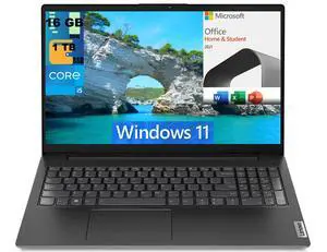 Lenovo V15 Gen 4 Business Laptop, 15.6" FHD Display, Intel Core i5-13420H 8 Cores Processor, Intel UHD Graphics, 16GB DDR4  1TB PCIe SSD, Webcam, Wi-FiWindows 11,Microsoft Office License