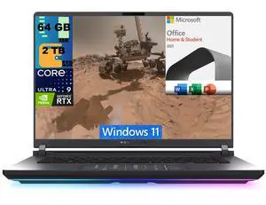 ASUS ROG Strix G16 Gaming Laptop, 16" 2.5K 240Hz Display, Intel Core Ultra 9 275HX 24 cores Processor, RTX 5070 8 GB, 64GB DDR5  2TB PCIe SSD, Wi-Fi 7, Windows 11,Microsoft Office License