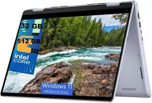 Dell Inspiron 14 7440 2-in-1 Laptop, 14" WUXGA Touchscreen, Intel Core 7 150U 10-core Processor, Intel Graphics, 32GB DDR4  512GB PCIe SSD, Backlit Keyboard, Windows 11 Pro
