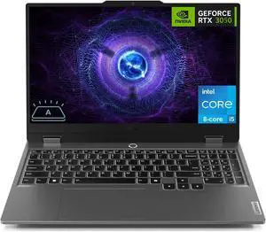 Lenovo LOQ 15 Gaming Laptop, 15.6" FHD 144Hz Display, Intel Core i5-12450HX Processor, NVIDIA GeForce RTX 3050 6GB GDDR6, 16GB DDR5  1TB PCIe SSD, Backlit KB, Windows 11 ,Office 2024 License