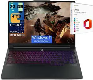 Lenovo Legion Pro 7i 16 Gaming Laptop, 16" WQXGA OLED Glossy 240Hz, Intel Core Ultra 9 275HX 24-Core Processor, RTX 5090 24GB GDDR7, 32GB DDR5  4TB  PCIe SSD, Windows 11 Pro ,Office 2024 License