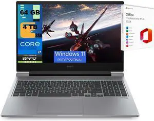 HP OMEN 16 Gaming Laptop, 16" FHD Display, Intel Core i7-14700HX 20 Cores Processor, NVIDIA GeForce RTX 4060 8 GB GDDR6, 64GB DDR5  4TB PCIe SSD, RGB Backlit KB, Windows 11 Pro ,Office 2024 License