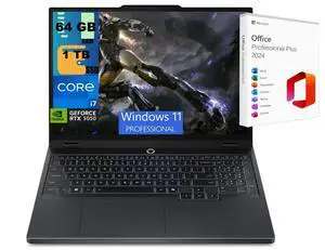 Lenovo Legion 5i 15 Gaming Laptop, 15" 2K WUXGA Display, Intel Core i7-13650HX 14 Cores Processor, GeForce RTX 5050 8GB GDDR6, 64GB DDR5  1TB PCIe SSD, RGB Backlit, Windows 11 Pro ,Office 2024 License
