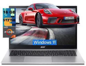 Acer Aspire Go 15 Laptop, 15.6" FHD (1920x1080) Display, AMD Ryzen 7 5825U 8-Cores Processor, AMD Radeon Graphics, 16GB DDR4 512GB PCIe SSD, Backlit KB, WiFi 6, Webcam, Windows 11 Acer Aspire Go 15 Laptop, 15.6" FHD (1920x1080) Display, AMD Ryzen 7 5825U 8-Cores Processor, AMD Radeon Graphics, 16GB DDR4 512GB PCIe SSD, Backlit KB, WiFi 6, Webcam, Windows 11