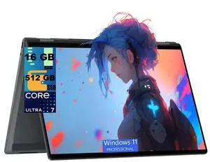 HP OmniBook X Flip 2-in-1 AI Powered Laptop, 16.0" WUXGA Touchscreen, Intel Core Ultra 7 256V 8-Core Processor, Intel Arc 140V Graphics, 16GB DDR5 512GB PCIe SSD, Wi-Fi 6E, Windows 11 Pro HP OmniBook X Flip 2-in-1 AI Powered Laptop, 16.0" WUXGA Touchscreen, Intel Core Ultra 7 256V 8-Core Processor, Intel Arc 140V Graphics, 16GB DDR5 512GB PCIe SSD, Wi-Fi 6E, Windows 11 Pro