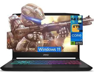 MSI Katana 15 Gaming Laptop, 15.6" FHD 144Hz, Intel Core i7-14650HX 16 cores Processor, NVIDIA GeForce RTX 5050 8GB GDDR7 Graphics, 64GB DDR5 4TB PCIe SSD, Wi-Fi6E, Backlit KB, Windows 11 MSI Katana 15 Gaming Laptop, 15.6" FHD 144Hz, Intel Core i7-14650HX 16 cores Processor, NVIDIA GeForce RTX 5050 8GB GDDR7 Graphics, 64GB DDR5 4TB PCIe SSD, Wi-Fi6E, Backlit KB, Windows 11