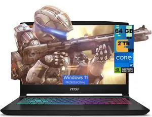 MSI Katana 15 Gaming Laptop, 15.6" FHD 144Hz, Intel Core i7-14650HX 16 cores Processor, NVIDIA GeForce RTX 5050 8GB GDDR7 Graphics, 64GB DDR5 2TB PCIe SSD, Wi-Fi6E, Backlit KB, Windows 11 Pro MSI Katana 15 Gaming Laptop, 15.6" FHD 144Hz, Intel Core i7-14650HX 16 cores Processor, NVIDIA GeForce RTX 5050 8GB GDDR7 Graphics, 64GB DDR5 2TB PCIe SSD, Wi-Fi6E, Backlit KB, Windows 11 Pro
