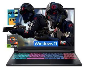 Acer Nitro V 16S Gaming Laptop, 16" WUXGA 180Hz Display, AMD Ryzen 7 260 8-core Processor, NVIDIA GeForce RTX 5060 8GB GDDR7, 32GB DDR5 1TB PCIe SSD, Wi-Fi 6, Windows 11 Acer Nitro V 16S Gaming Laptop, 16" WUXGA 180Hz Display, AMD Ryzen 7 260 8-core Processor, NVIDIA GeForce RTX 5060 8GB GDDR7, 32GB DDR5 1TB PCIe SSD, Wi-Fi 6, Windows 11