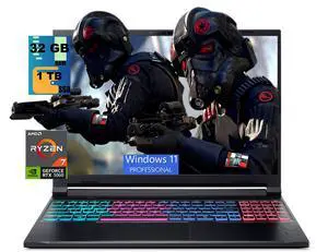 Acer Nitro V 16S Gaming Laptop, 16" WUXGA 180Hz Display, AMD Ryzen 7 260 8-core Processor, NVIDIA GeForce RTX 5060 8GB GDDR7, 32GB DDR5 1TB PCIe SSD, Wi-Fi 6, Windows 11 Pro Acer Nitro V 16S Gaming Laptop, 16" WUXGA 180Hz Display, AMD Ryzen 7 260 8-core Processor, NVIDIA GeForce RTX 5060 8GB GDDR7, 32GB DDR5 1TB PCIe SSD, Wi-Fi 6, Windows 11 Pro