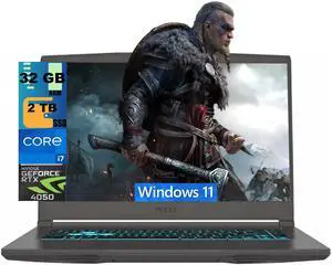 MSI Thin 15 Gaming Laptop, 15.6" FHD 144Hz Display, Intel Core i7 13620H 10 Cores Processor, NVIDIA GeForce RTX 4050 6 GB, 32GB DDR5 2TB PCIe SSD, Backlit KB, Wi-Fi 6E, Windows 11 MSI Thin 15 Gaming Laptop, 15.6" FHD 144Hz Display, Intel Core i7 13620H 10 Cores Processor, NVIDIA GeForce RTX 4050 6 GB, 32GB DDR5 2TB PCIe SSD, Backlit KB, Wi-Fi 6E, Windows 11