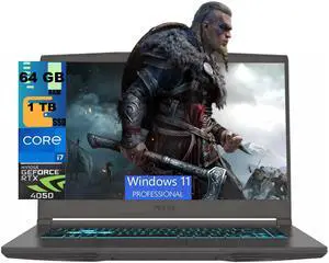 MSI Thin 15 Gaming Laptop, 15.6" FHD 144Hz Display, Intel Core i7 13620H 10 Cores Processor, NVIDIA GeForce RTX 4050 6 GB, 64GB DDR5 1TB PCIe SSD, Backlit KB, Wi-Fi 6E, Windows 11 Pro MSI Thin 15 Gaming Laptop, 15.6" FHD 144Hz Display, Intel Core i7 13620H 10 Cores Processor, NVIDIA GeForce RTX 4050 6 GB, 64GB DDR5 1TB PCIe SSD, Backlit KB, Wi-Fi 6E, Windows 11 Pro