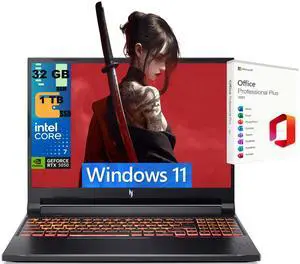 Acer Nitro V 16 Gaming Laptop, 16" WUXGA 180Hz Display, Intel Core 7 240H 10-Core Processor, NVIDIA GeForce RTX 5050 8 GB, 32GB DDR5 1TB PCIe SSD, Wi-Fi 6, Windows 11, Office 2021 License Acer Nitro V 16 Gaming Laptop, 16" WUXGA 180Hz Display, Intel Core 7 240H 10-Core Processor, NVIDIA GeForce RTX 5050 8 GB, 32GB DDR5 1TB PCIe SSD, Wi-Fi 6, Windows 11, Office 2021 License